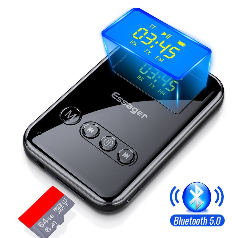 Aux Audio Wireless Adapter for PC TV Headphone Car Bluetooth 5.0 Receiver