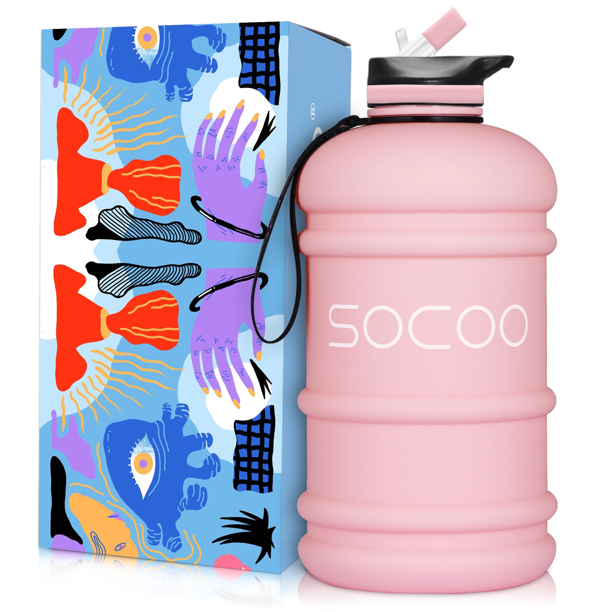 Reusable Wide Mouth BPA Free Water Bottle