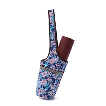 Yoga Printed Canvas Mat Bag