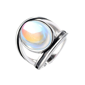 Natural Moonstone Rings for Women