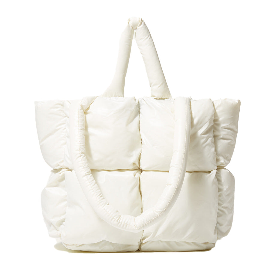 Nylon Down Cotton Crossbody Bag
