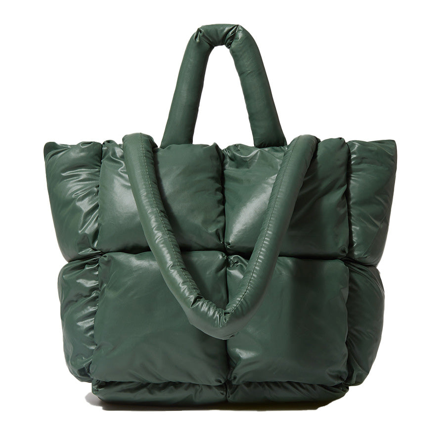 Nylon Down Cotton Crossbody Bag