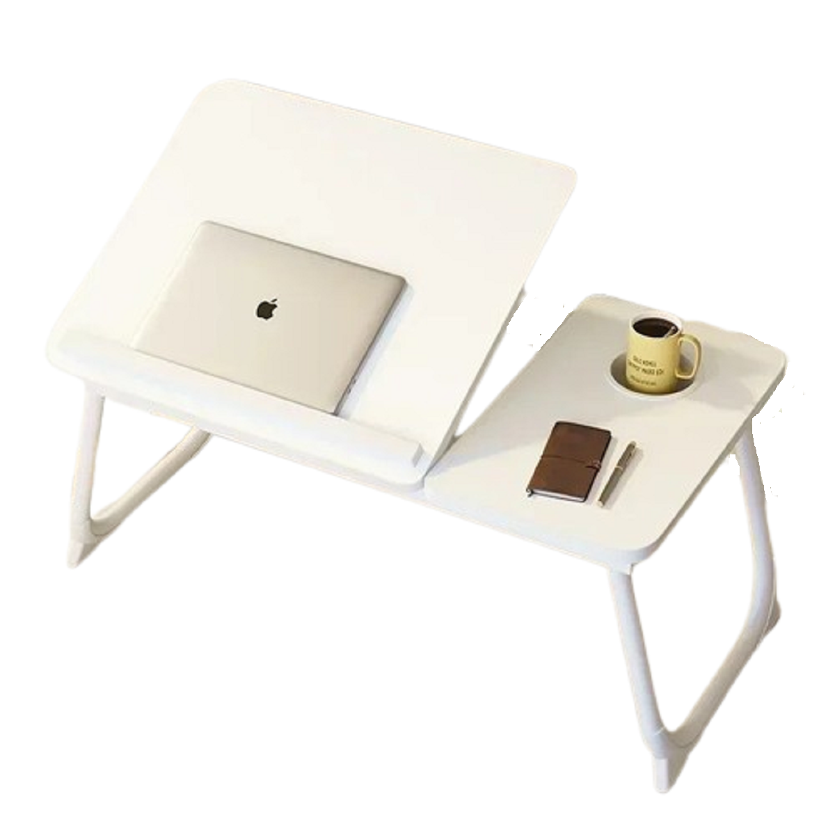 Portable Lap Desk with Adjustable Height for Bed and Sofa