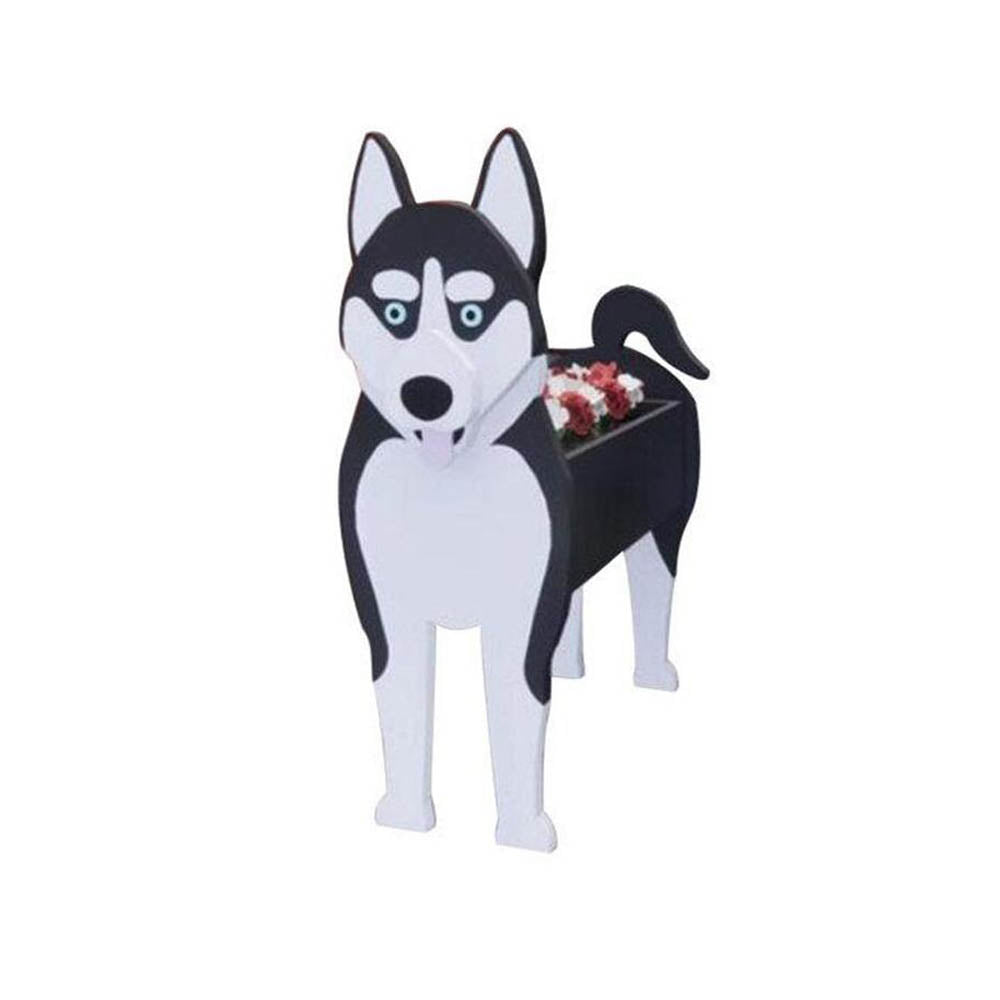 Garden Flower Pot Dog Planter