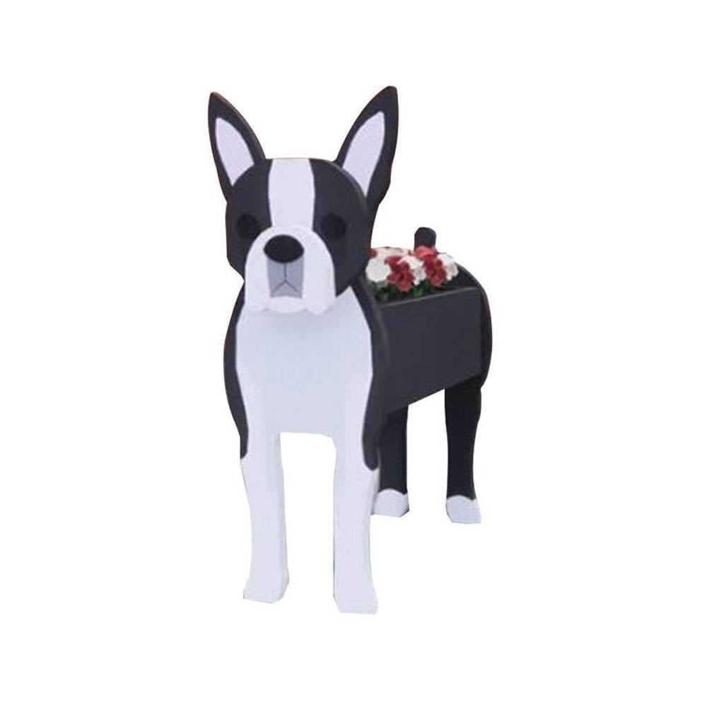 Garden Flower Pot Dog Planter