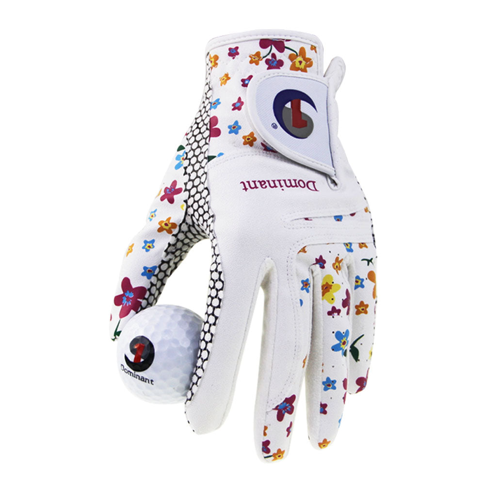 Floral Colorful Breathable Women Golf Gloves
