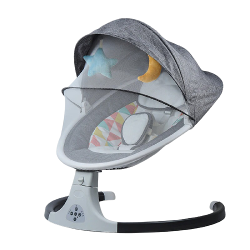Smart Baby Rocking Bed with Bluetooth and Remote