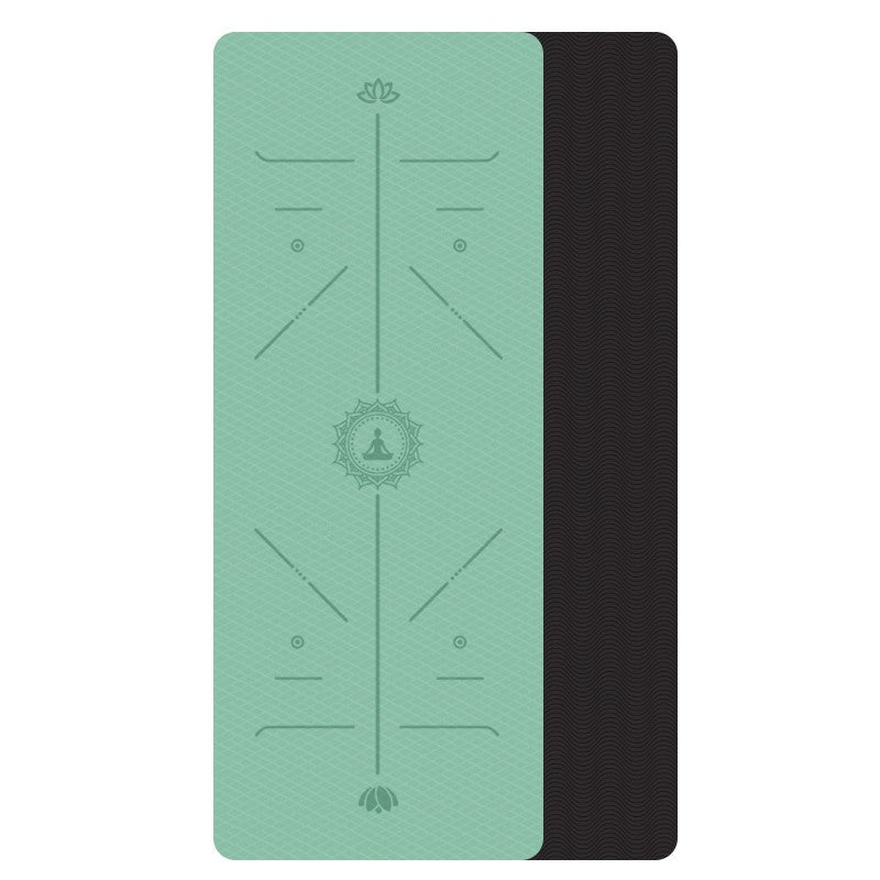 Tpe Yoga Mat Non Slip Environmental Fitness Gymnastics Mats