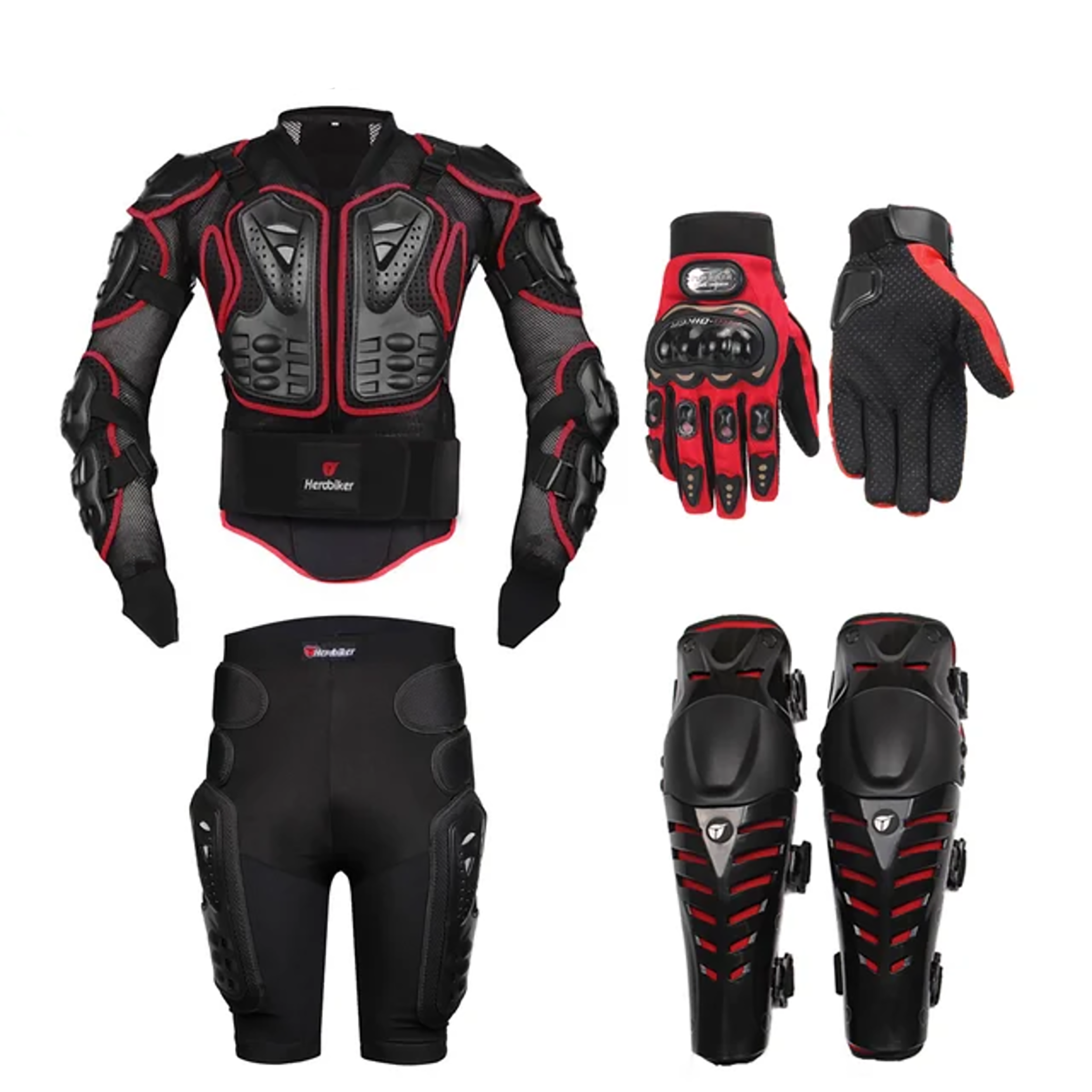 Full Body Motorcycle Armor Jacket Riding Motorbike Protection