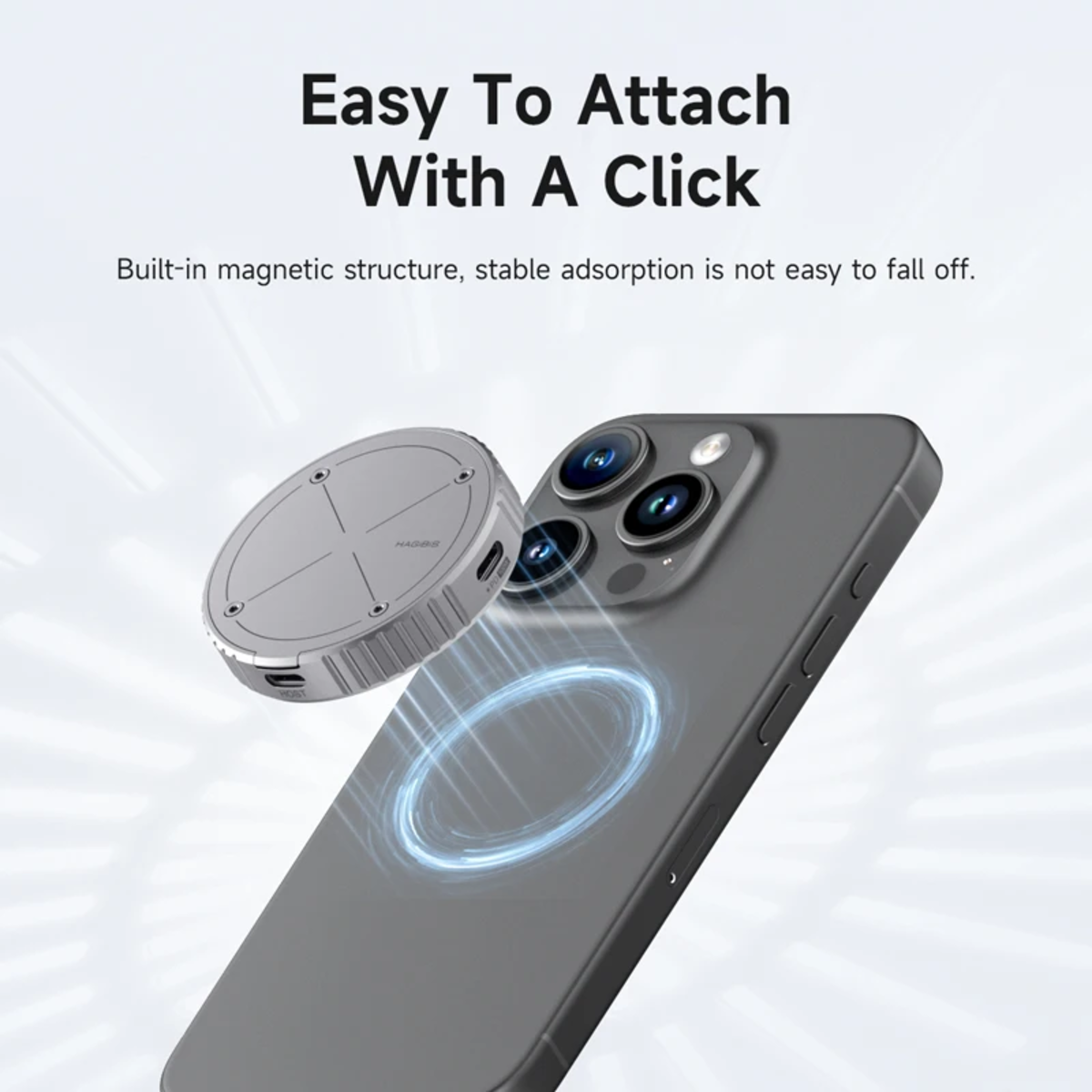 Magnetic Enclosure SSD Case for iPhone 15 Pro Max Prores Macbook Ipad Android