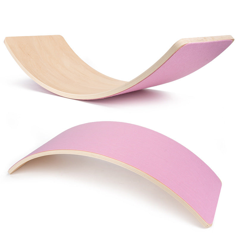 Balance Fun for All Ages: Wooden Board for Toddlers, Kids' & Adults by