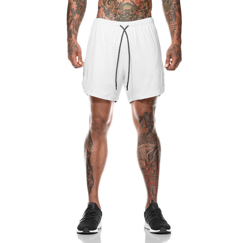 Joggers Shorts Men 2 in 1 Sport Gyms Fitness