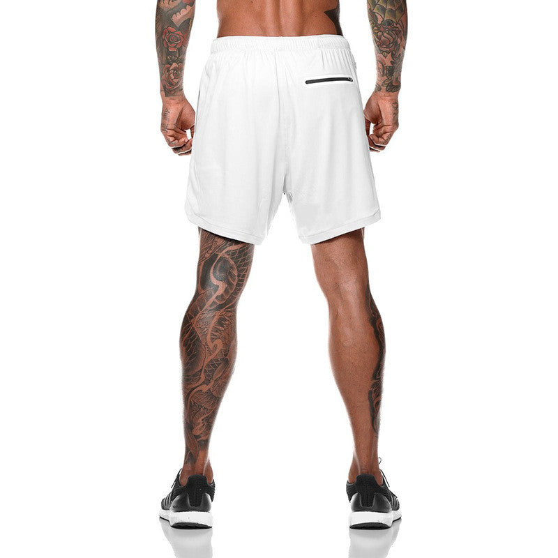 Joggers Shorts Men 2 in 1 Sport Gyms Fitness