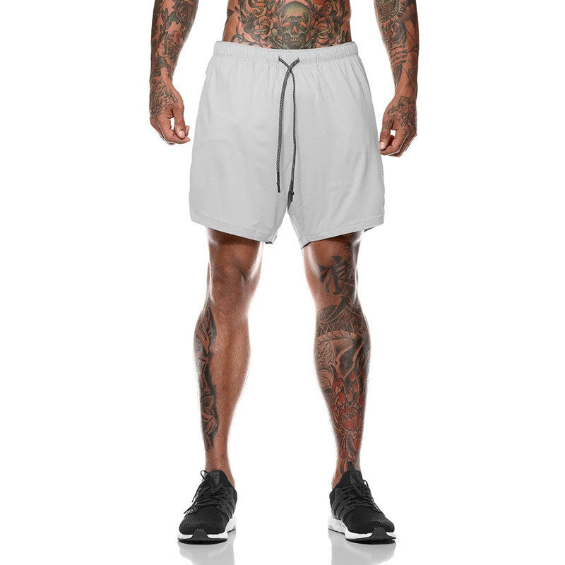 Joggers Shorts Men 2 in 1 Sport Gyms Fitness