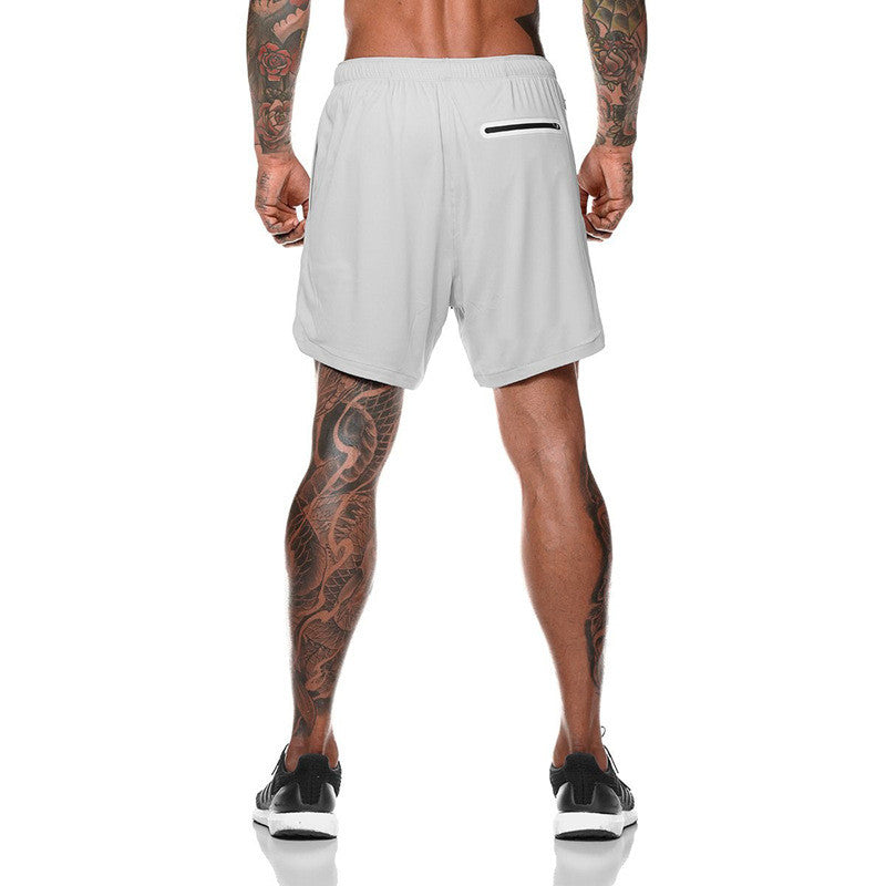 Joggers Shorts Men 2 in 1 Sport Gyms Fitness