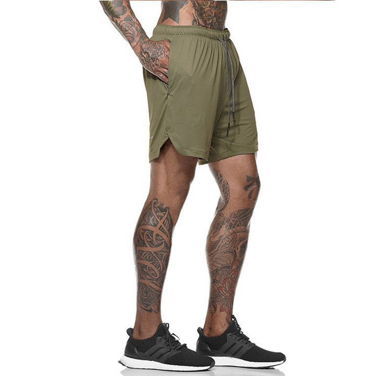Joggers Shorts Men 2 in 1 Sport Gyms Fitness