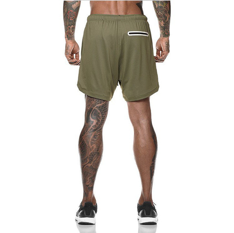 Joggers Shorts Men 2 in 1 Sport Gyms Fitness