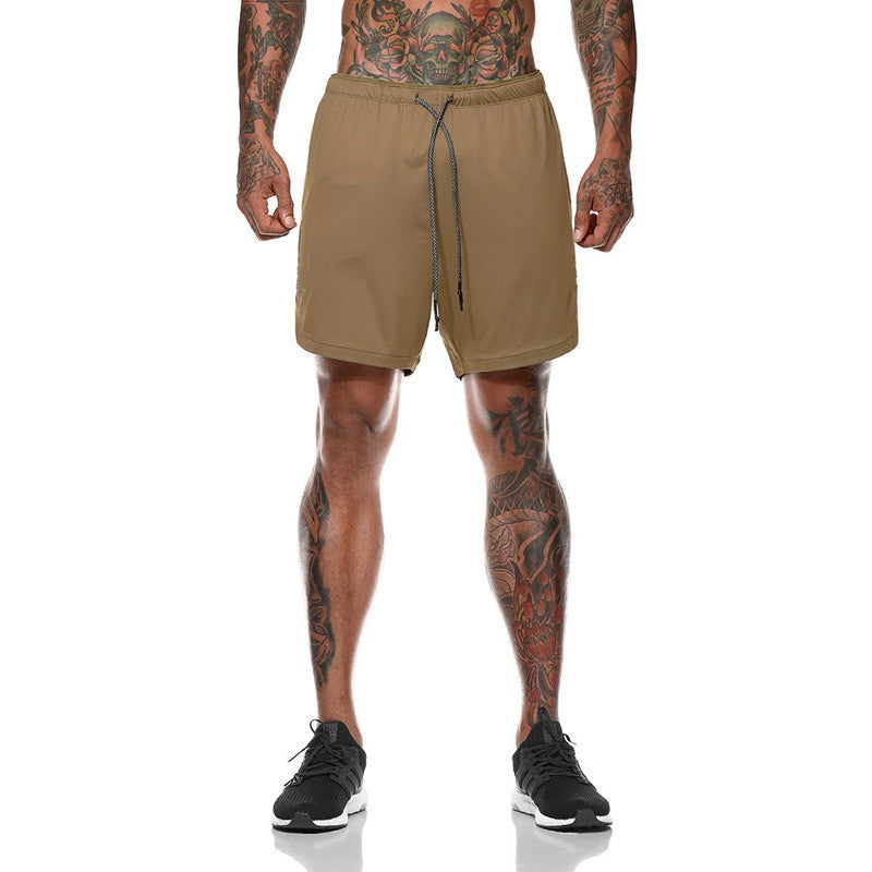 Joggers Shorts Men 2 in 1 Sport Gyms Fitness