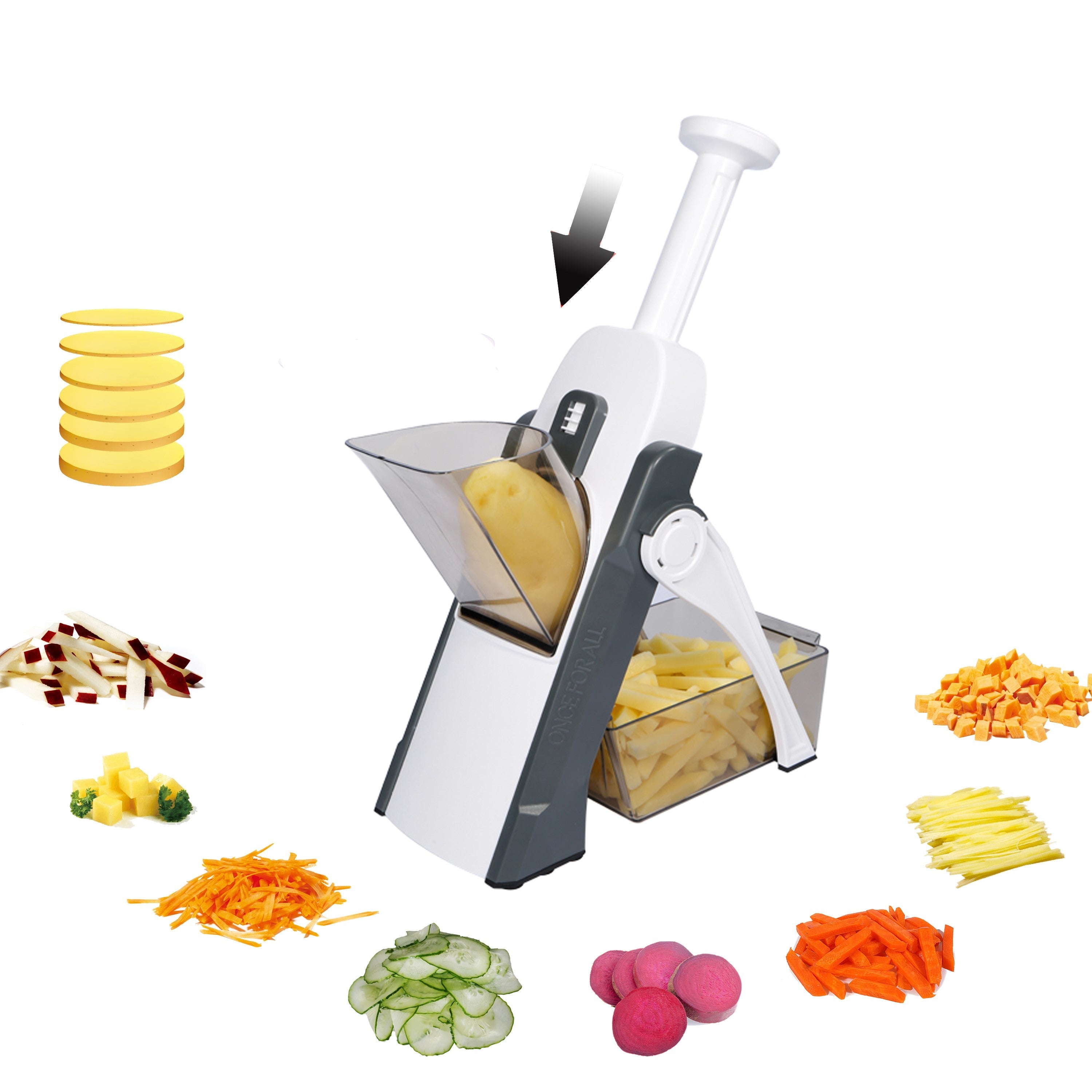 Once for All's Safest Mandoline Slicer