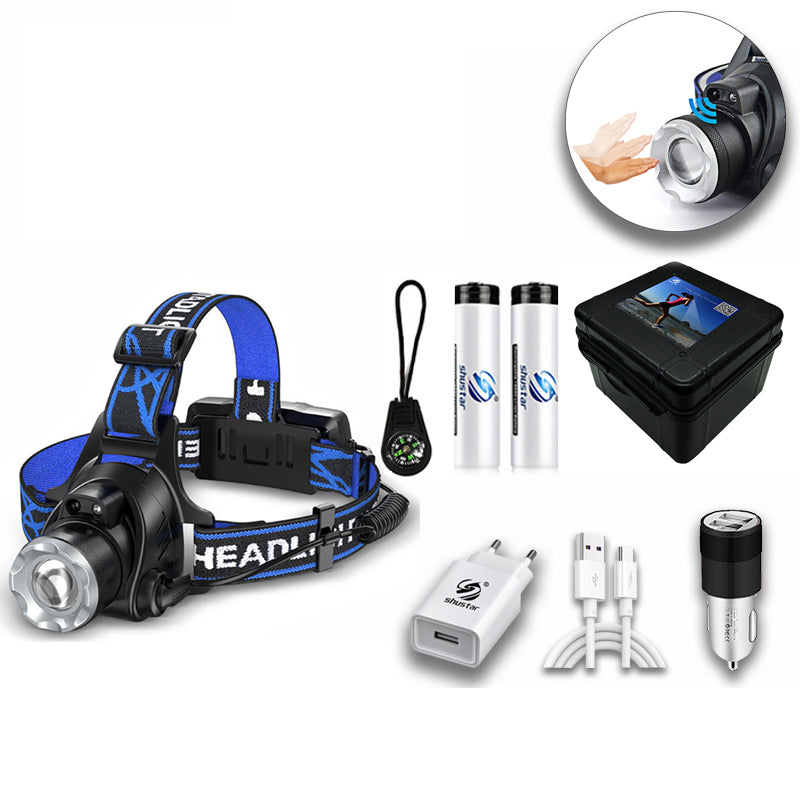 LED Headlamp Fishing Headlight Waterproof Super Bright Camping Light
