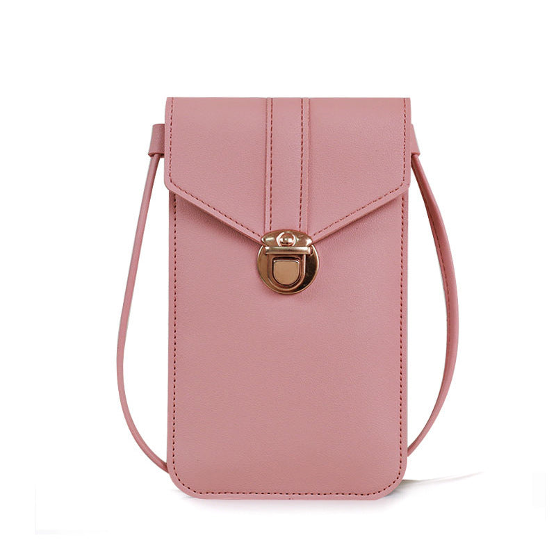 Touchable PU Leather Change Bag