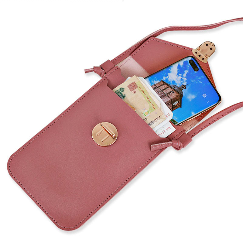 Touchable PU Leather Change Bag