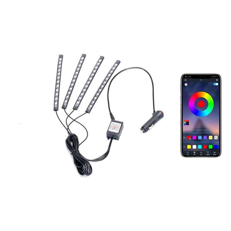 LED Strip Light for Car with USB Port App Control