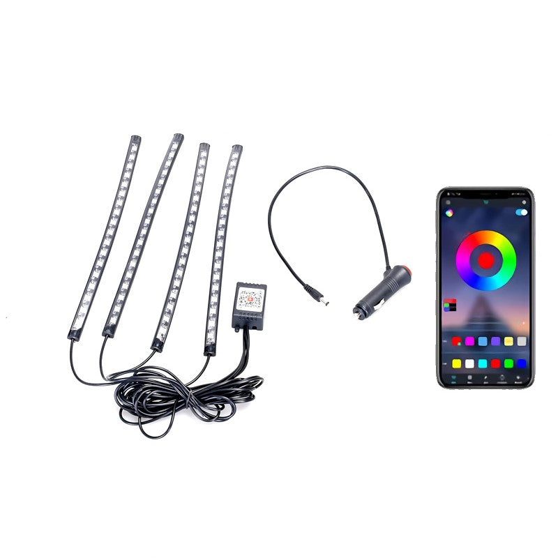 LED Strip Light for Car with USB Port App Control