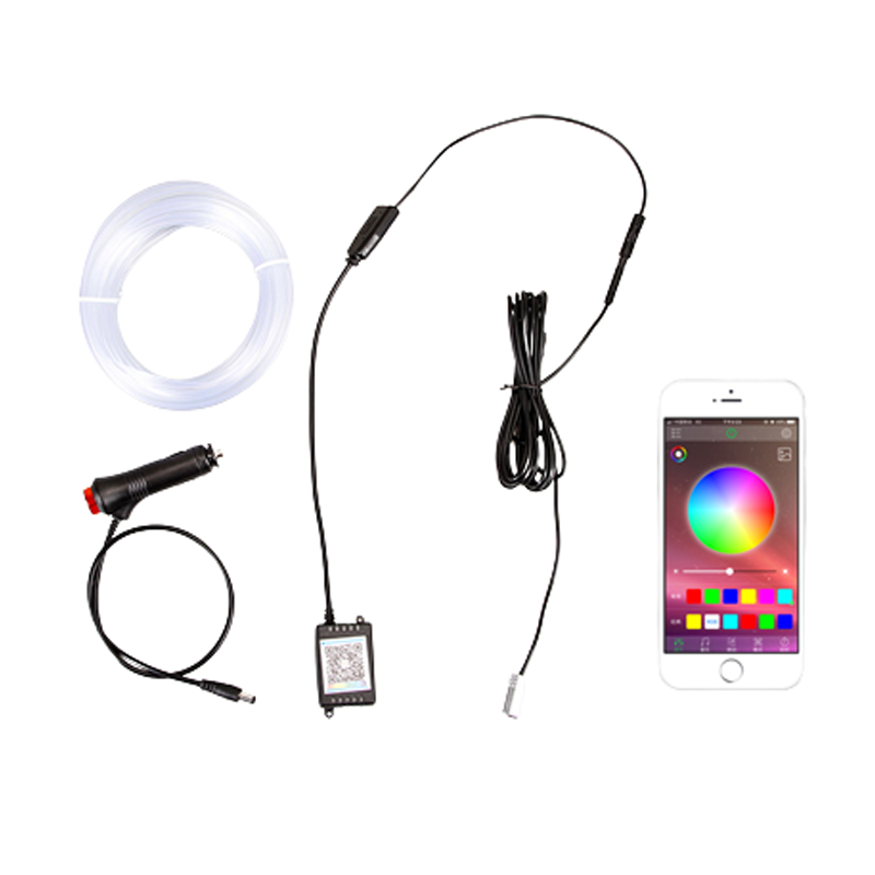 LED Car Interior Decorative Ambient Light Neon Strip RGB App Sound Control