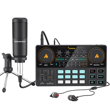 All-In-On Microphone Mixer Sound Card Audio Kit
