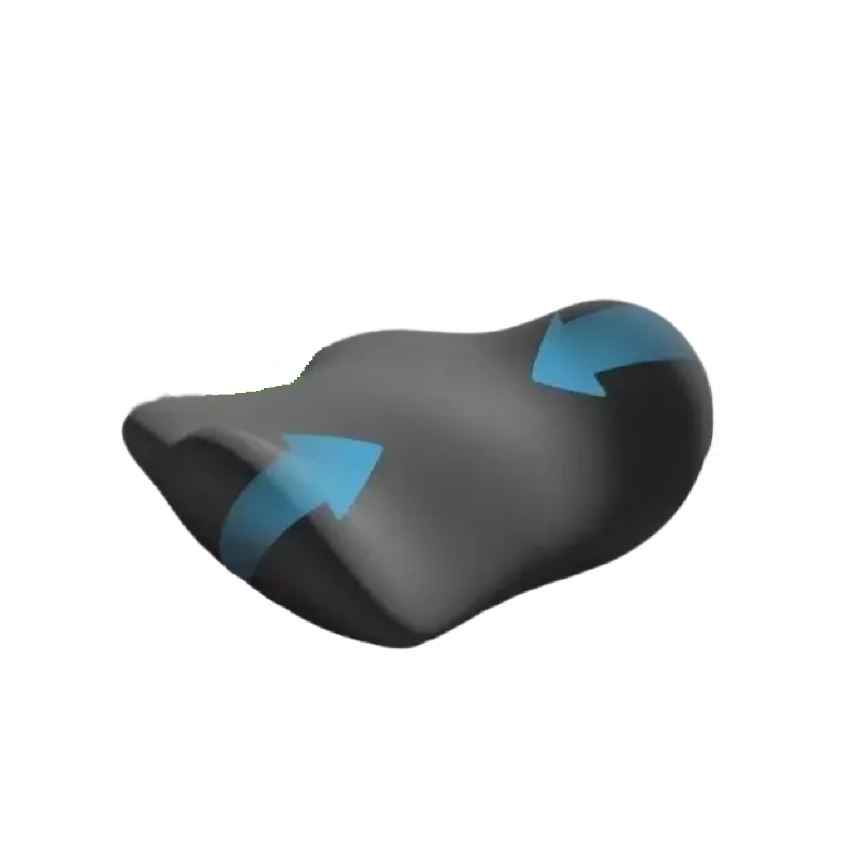 Ergonomic Lumbar Support Pillow - Memory Foam Cushion for Back