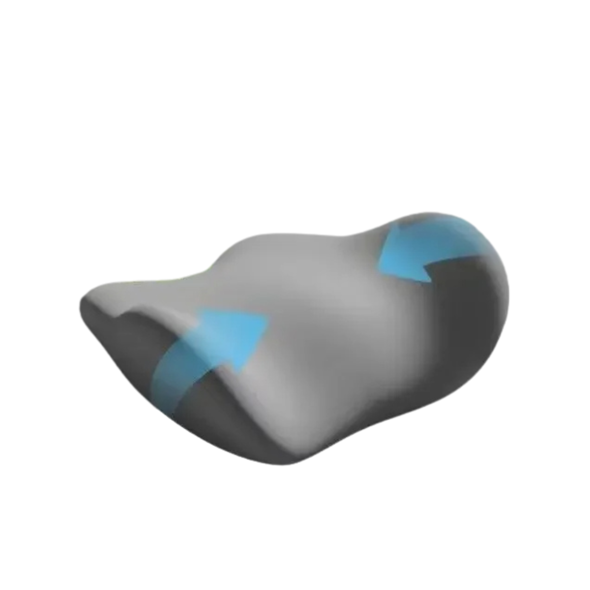 Ergonomic Lumbar Support Pillow - Memory Foam Cushion for Back