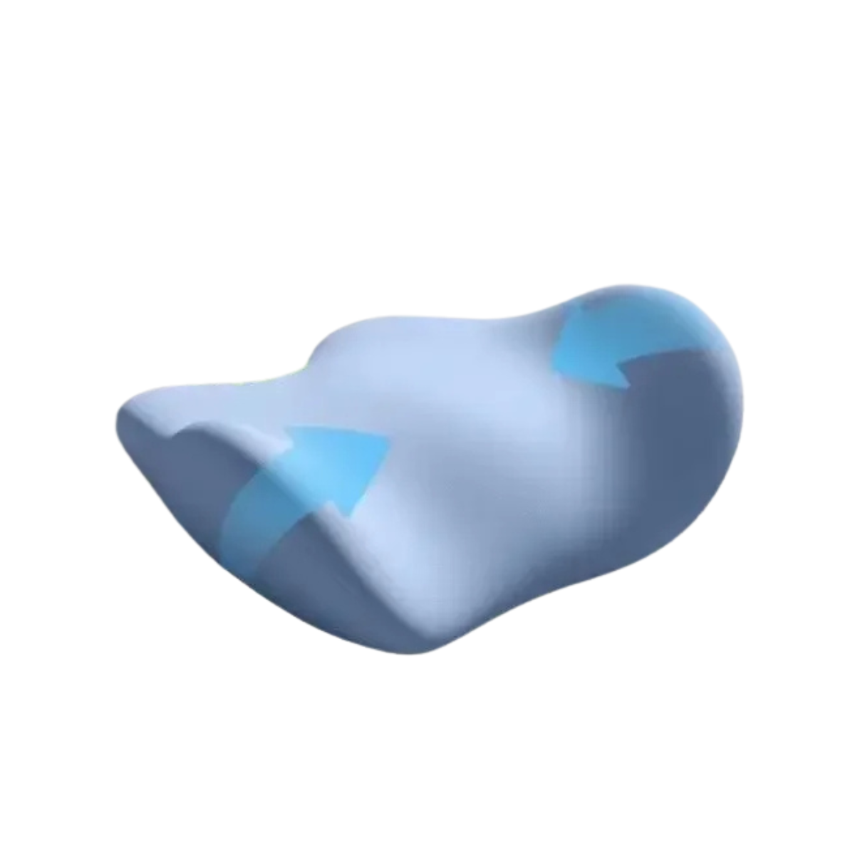 Ergonomic Lumbar Support Pillow - Memory Foam Cushion for Back
