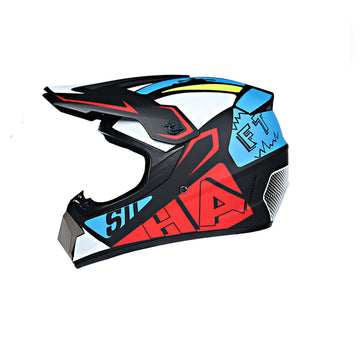 Motor Bike Cross Racing Motorcycle Helmet Set