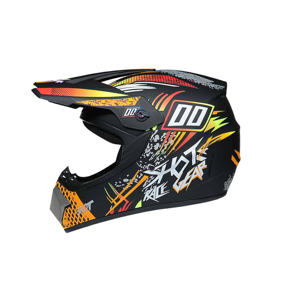 Motor Bike Cross Racing Motorcycle Helmet Set