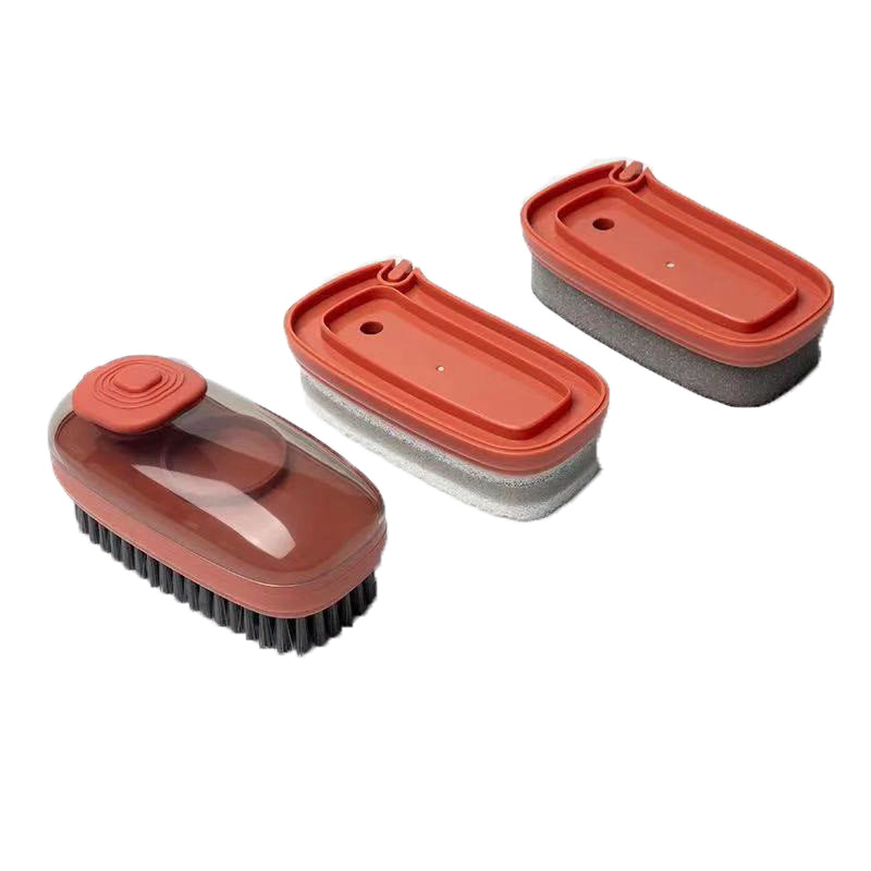 Soap Dispenser Scrub Cleaning Dish Brush