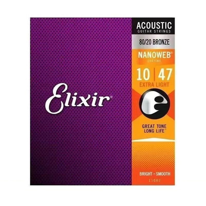 Acoustic Guitar Strings Elixr Anti-Rust Electric
