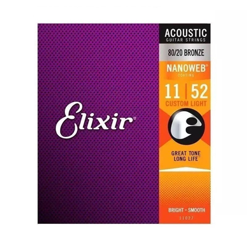 Acoustic Guitar Strings Elixr Anti-Rust Electric