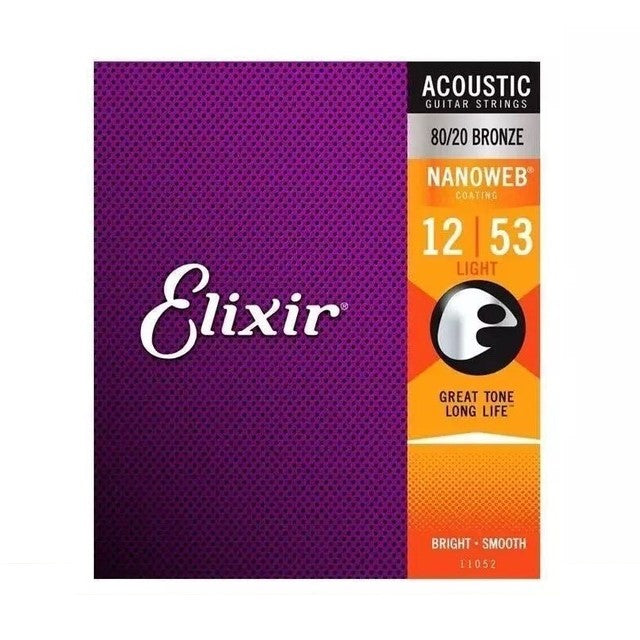 Acoustic Guitar Strings Elixr Anti-Rust Electric