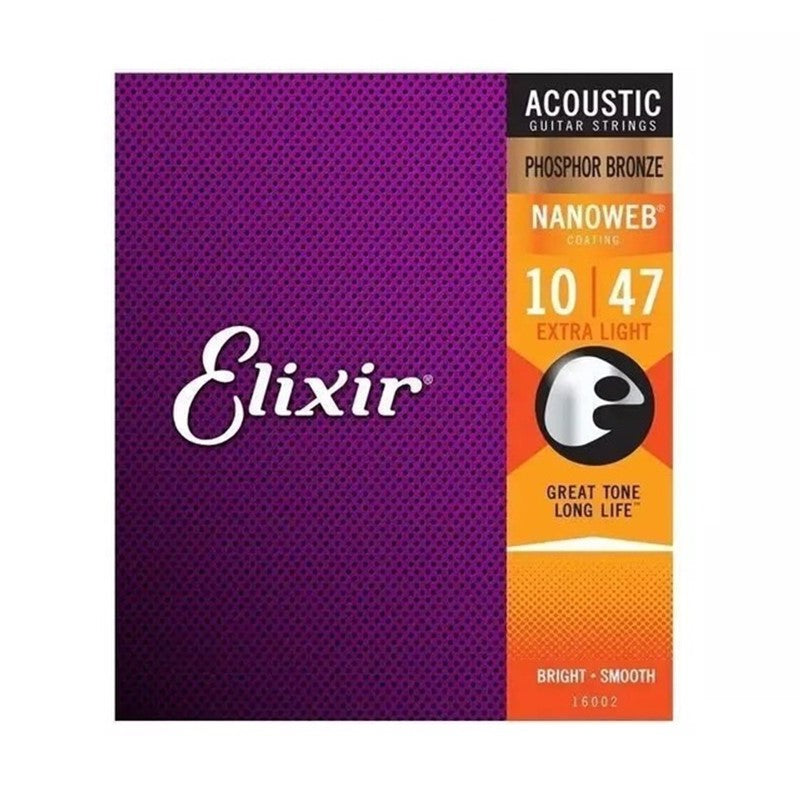 Acoustic Guitar Strings Elixr Anti-Rust Electric
