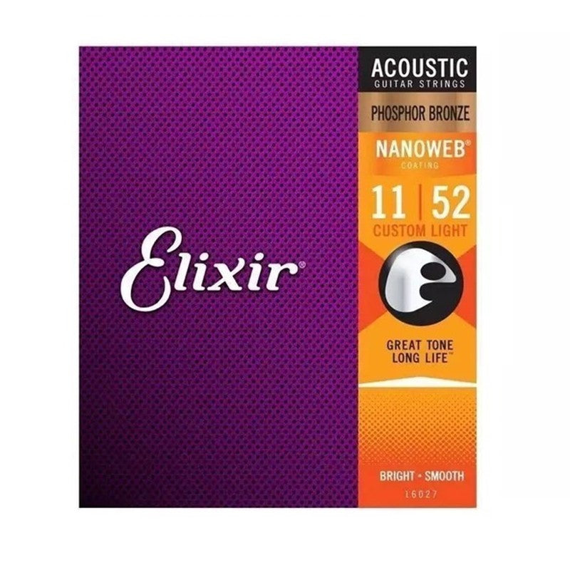 Acoustic Guitar Strings Elixr Anti-Rust Electric