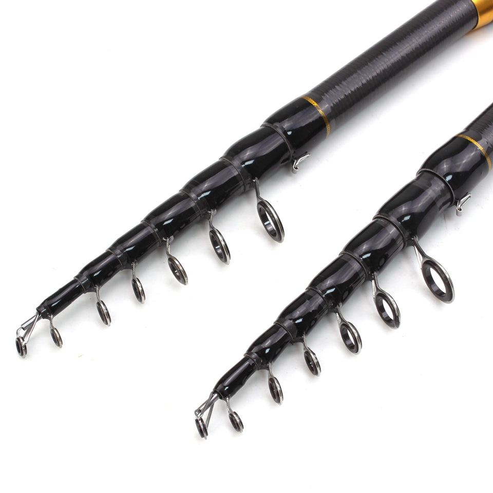 Portable Spinning Pole Telescopic Carbon Fibre Fishing Rod