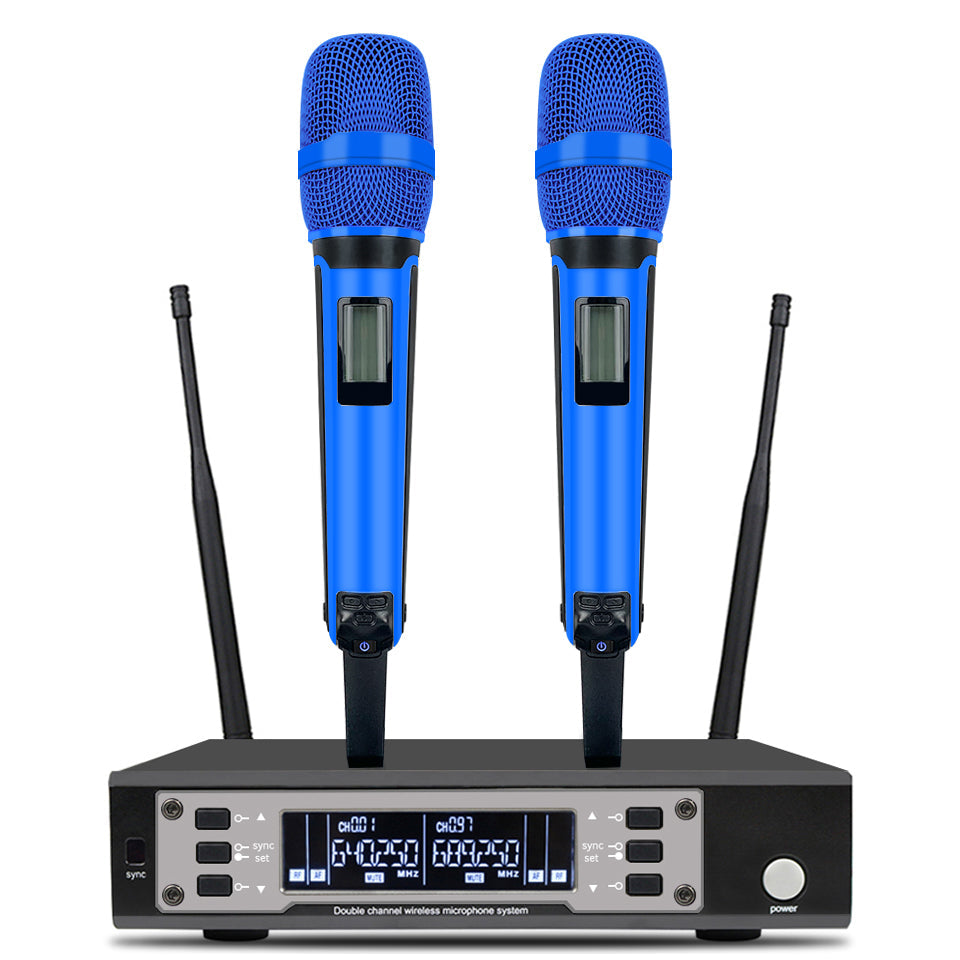 UHF Professional Dual Wireless Microphone