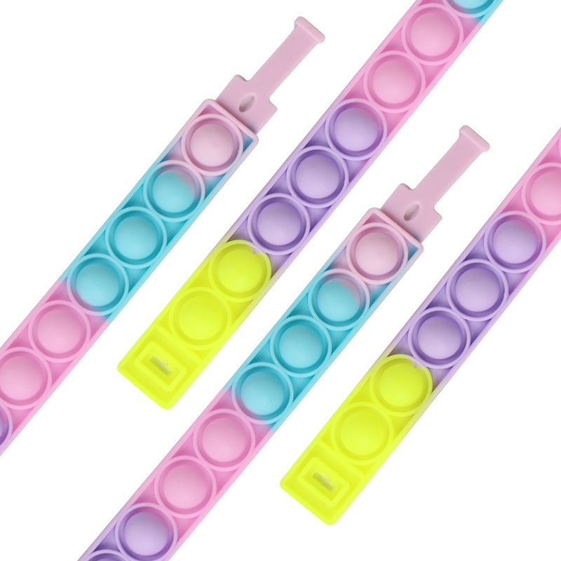 Push Bubble Dimple Bracelet Decompression Adults Anti Stress Reliever