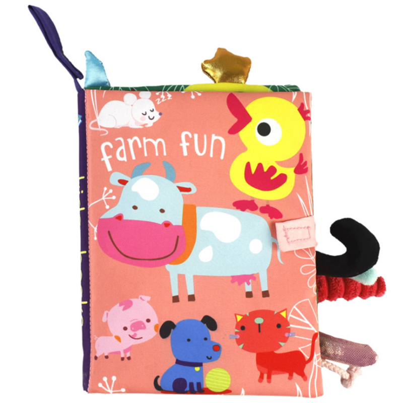 Baby Sensory Learning Stroller Cloth Books Toys