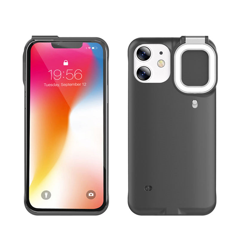 Selfie Beauty Ring Flash Phone Case for iPhone with LED Light