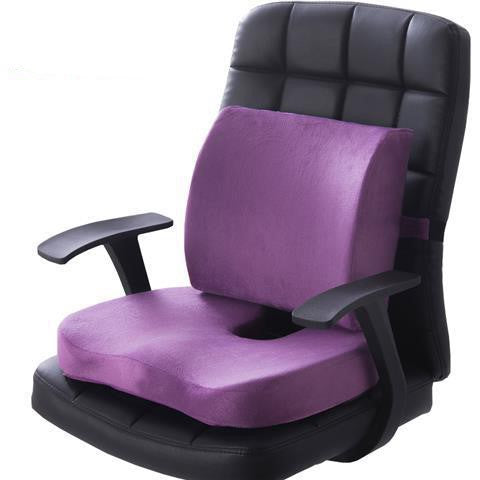 Orthopedic Hemorrhoid Memory Foam Car Seat Cushion Set