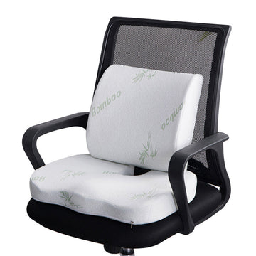 Orthopedic Hemorrhoid Memory Foam Car Seat Cushion Set