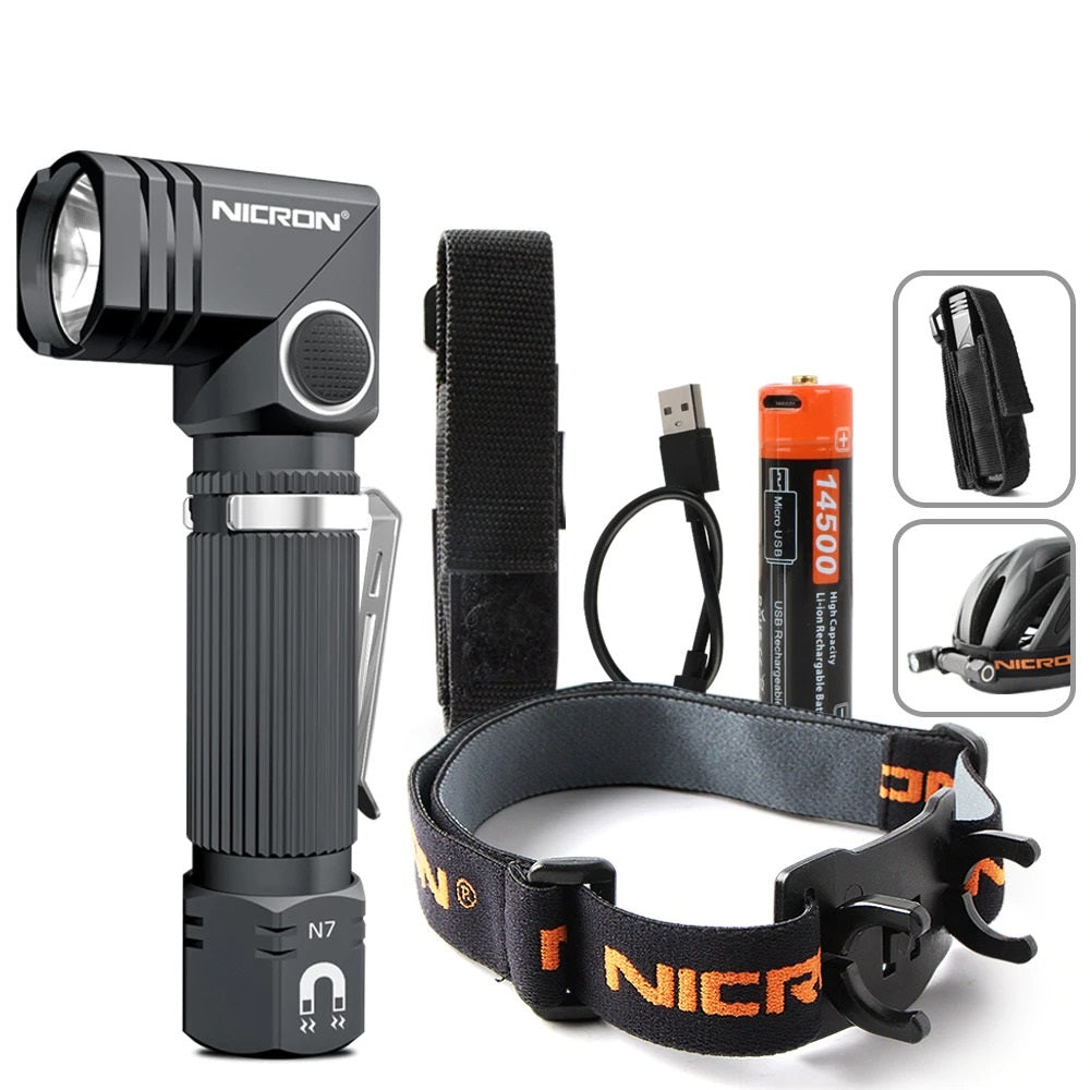 Multifunctional 360-Degree Magnet Anti-Fall Flashlight
