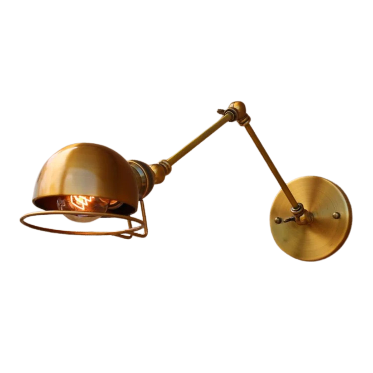 Vintage Industrial Swing Arm Wall Lamp